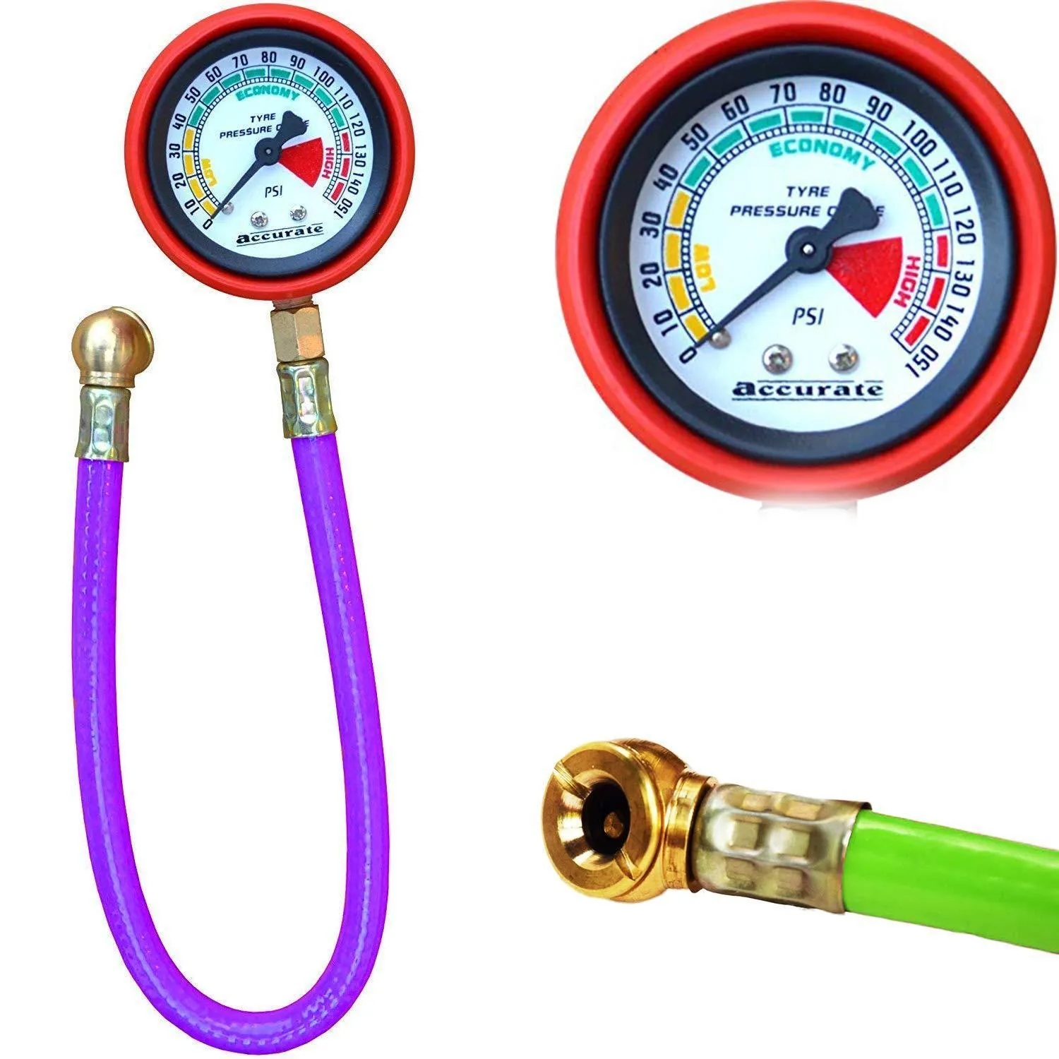 0512 Heavy Duty Tire Inflator Gauge Air Compressor Accessories