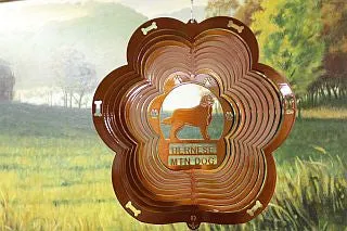 12"Dog Breed Wind Spinner - Copper