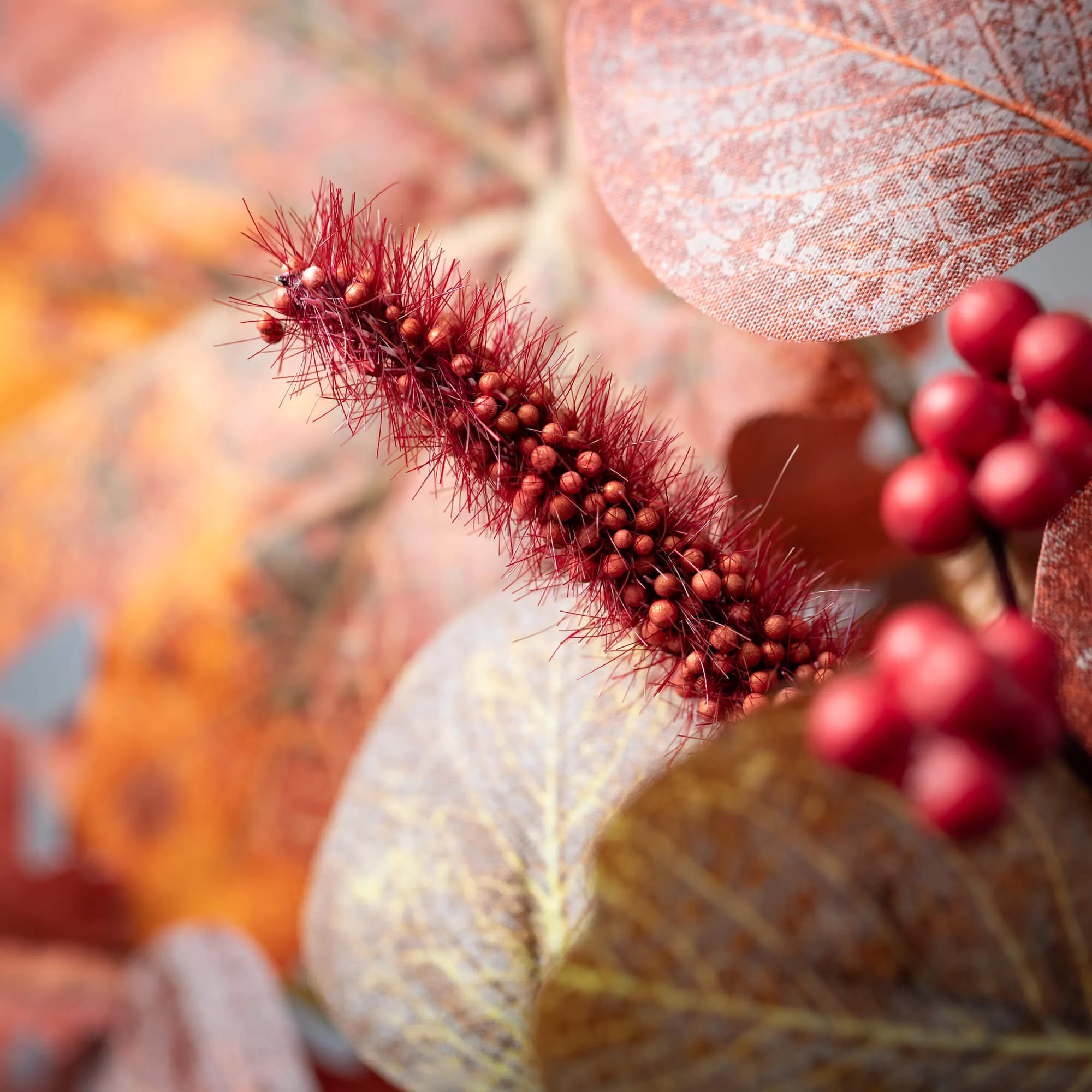 28"H Sullivans Leaf And Pinecone Spray, Multicolored