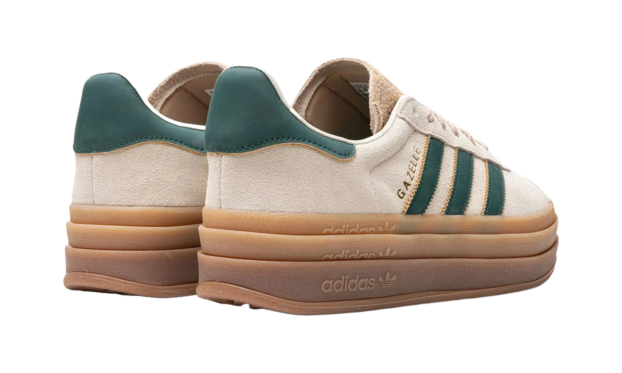 Adidas Gazelle Bold Magic Beige Collegiate Green