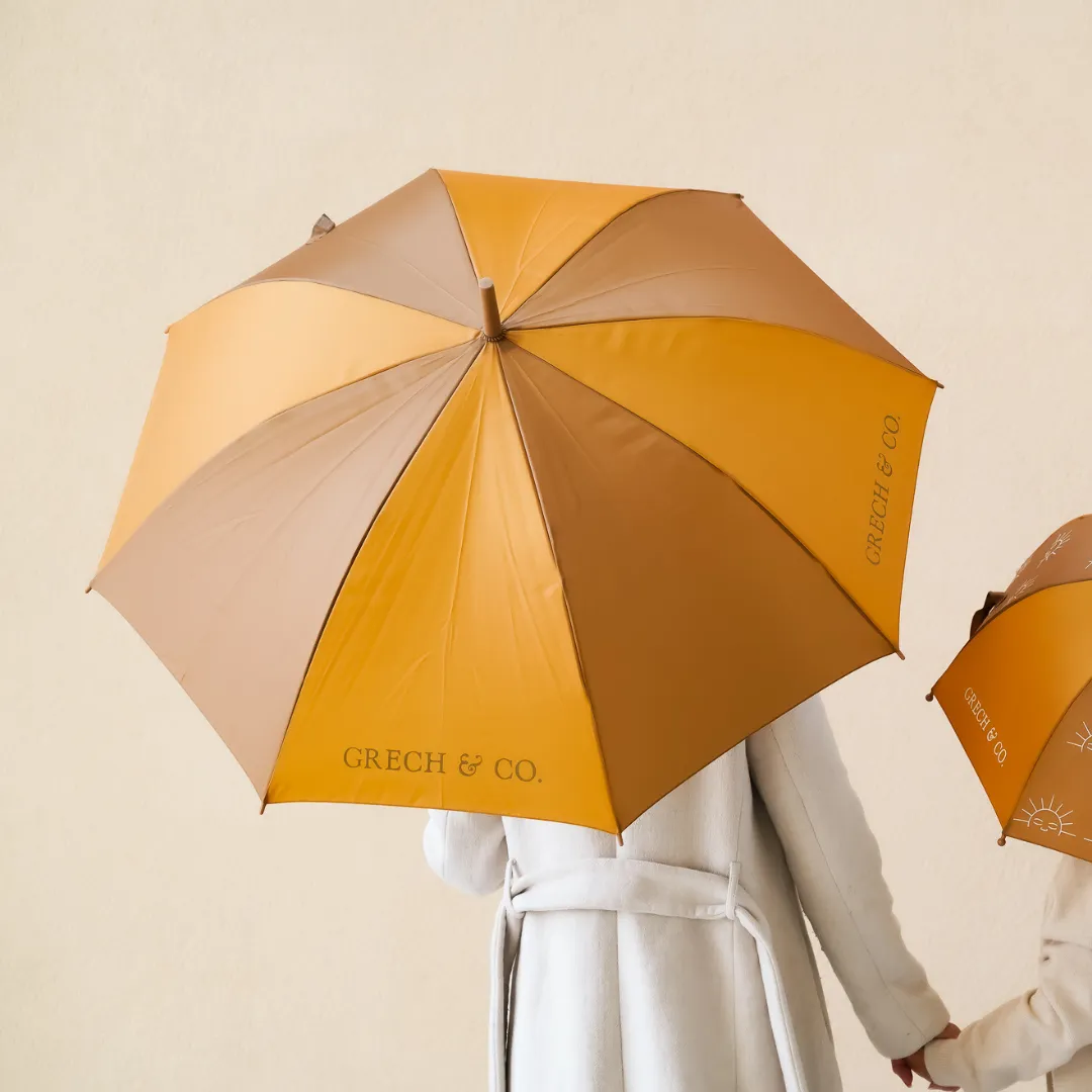 Adult Rain Umbrella - Wheat