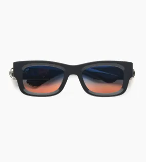 Akila Unisex Blue & Red Rectangular Sunglasses