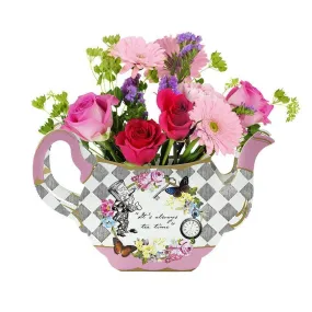 Alice in Wonderland Tea Party | Whimsical Tea Pot Vase