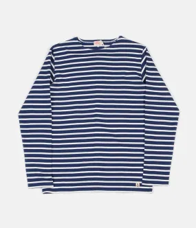 Armor Lux Breton Long Sleeve T-Shirt - Polo / Milk