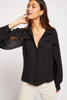 Bailey 44 Siff Blouse in Black