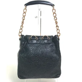 BALENCIAGA Handbag 128520 Embossed leather black One handle Chain Women