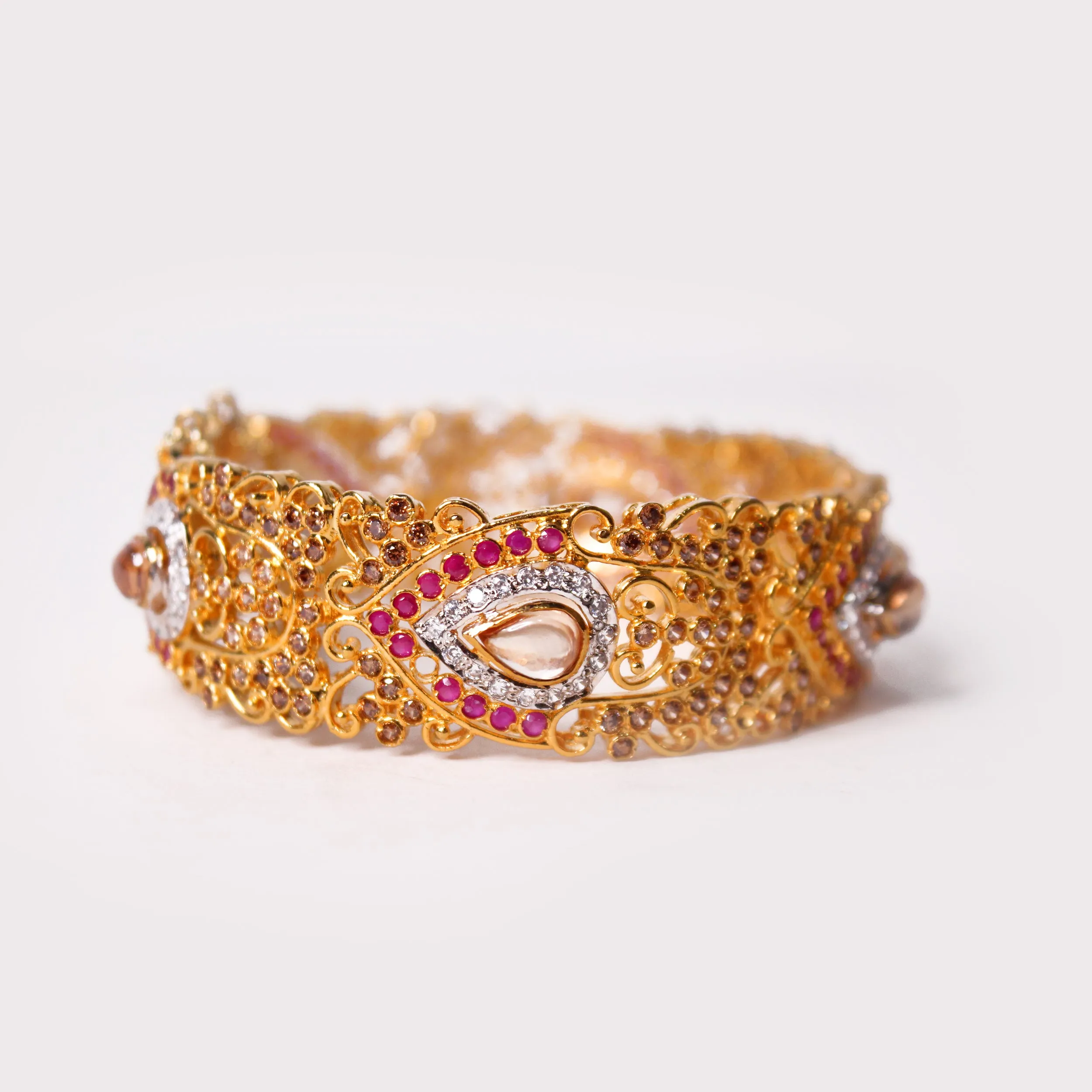 Bangle in Chetum and Cubic Zircons