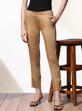 Beige Capri In Solid Color