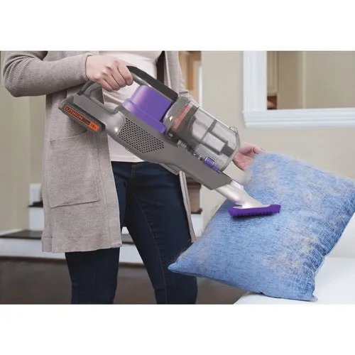 Black&Decker PowerSeries Cordless Extreme Pet Vacuum Cleaner - Purple | BHFEV182CP-GB