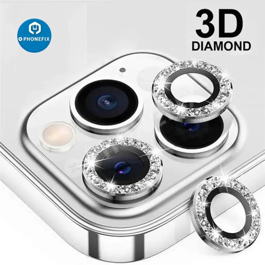 Bling Diamond Camera Lens Protector Cover For iPhone 13 12Mini 11Pro