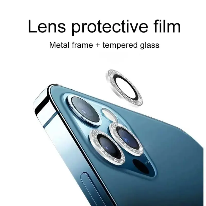 Bling Diamond Camera Lens Protector Cover For iPhone 13 12Mini 11Pro