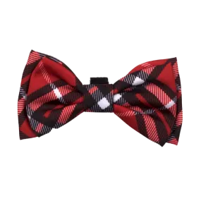 Bow Tie | Bias Plaid Red