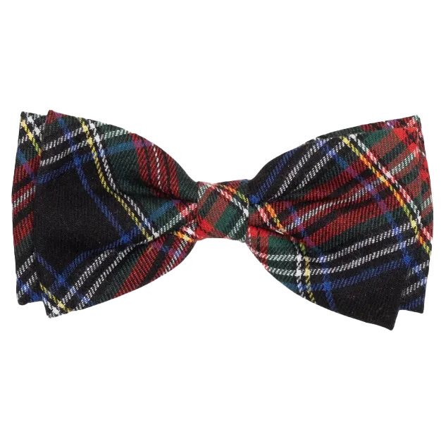 Bow Tie | Black Stewart Plaid