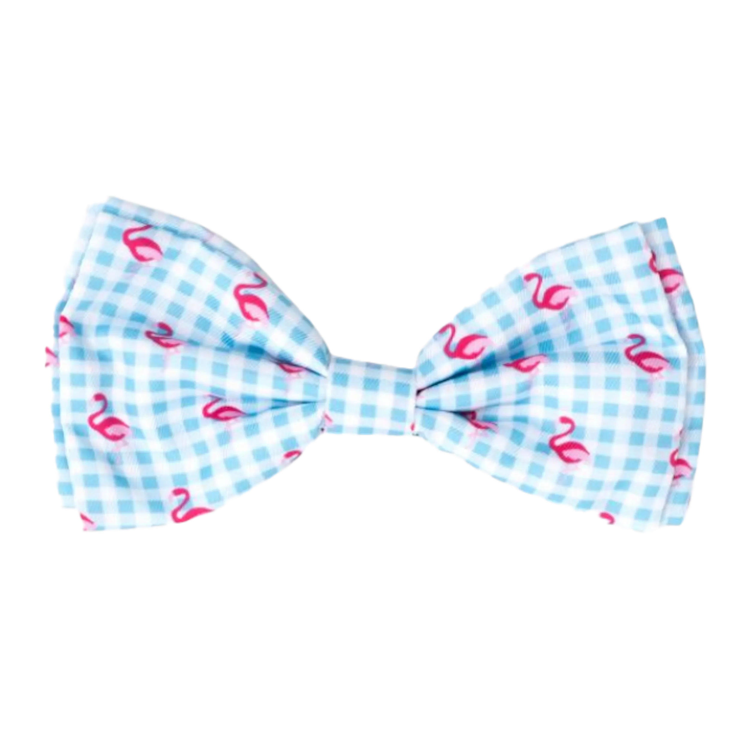 Bow Tie | Gingham Flamingo