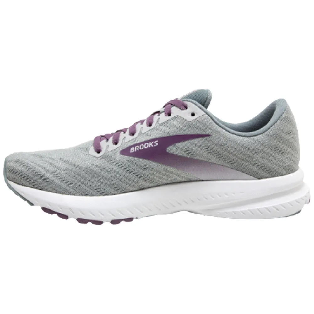 Brooks Launch 7 Antarctica/Lead/Grape Running Shoe (Women's)