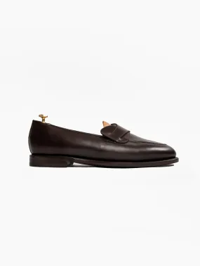 Butterfly Loafers Brown Calf Leather