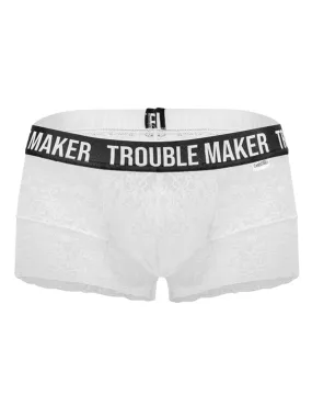 Candyman 99616 Trouble Maker Lace Trunks White