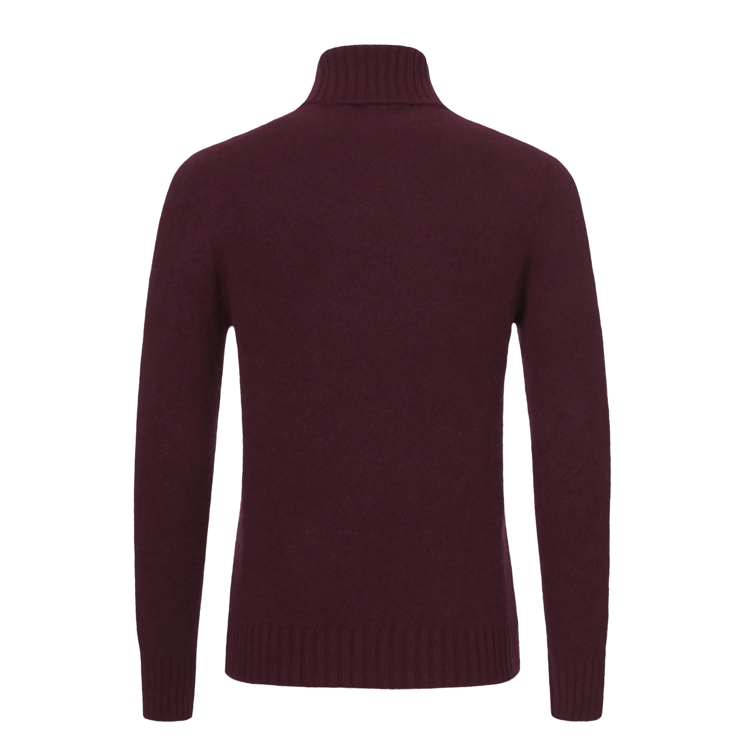 Cashmere Turtleneck Sweater in Grape Purple