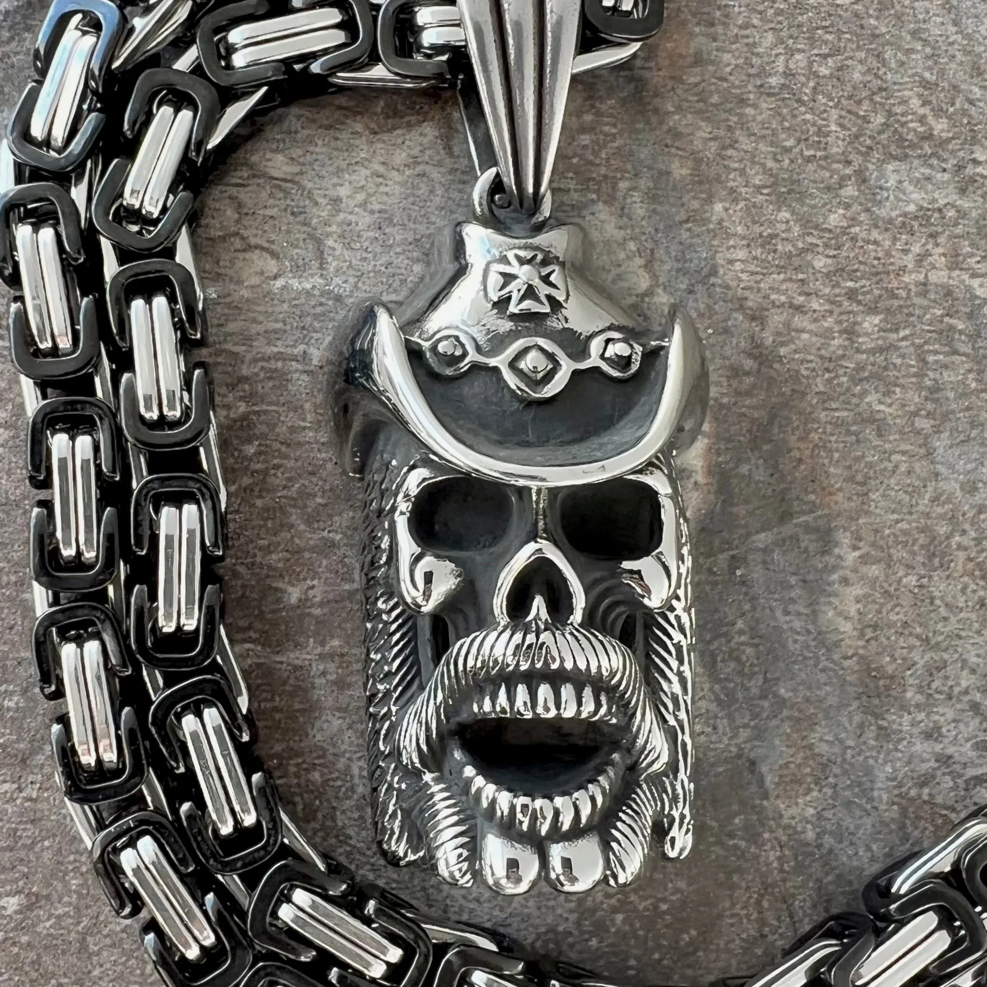 Cowboy "Lemmy" Pendant - Necklace (482)