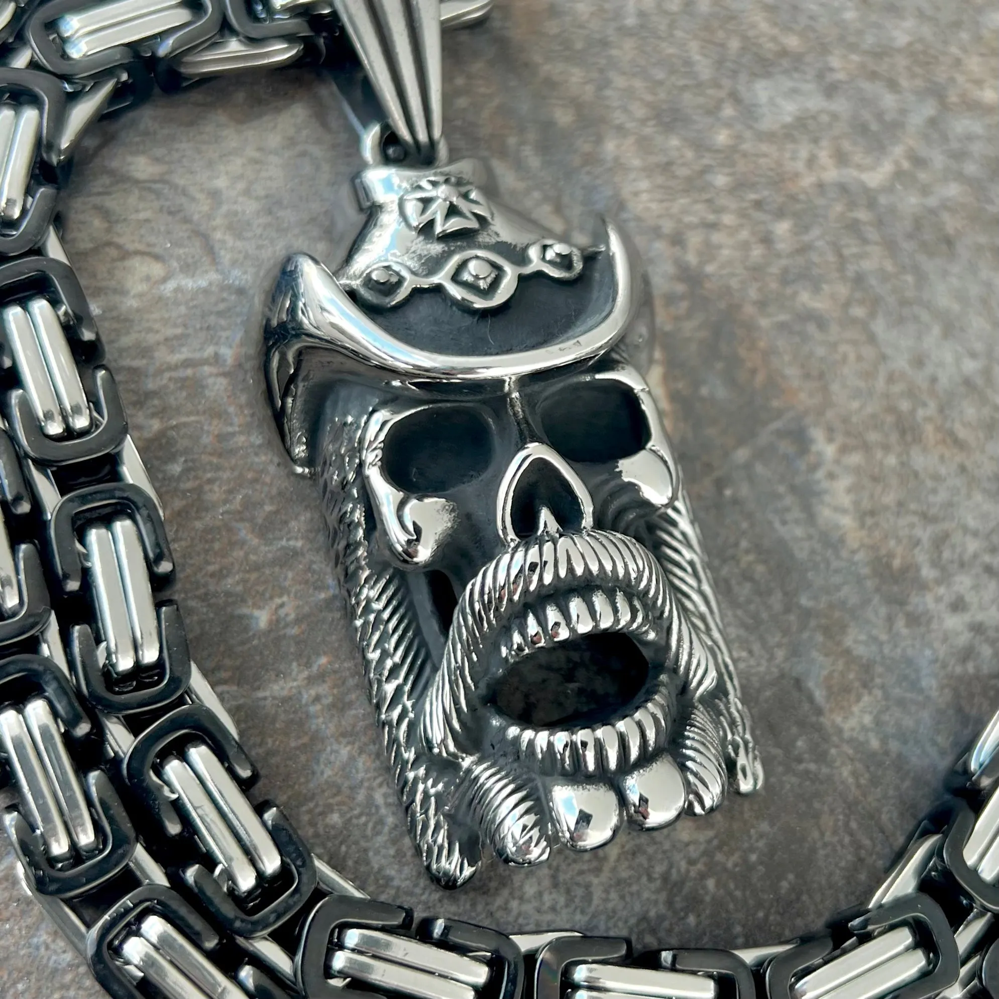 Cowboy "Lemmy" Pendant - Necklace (482)