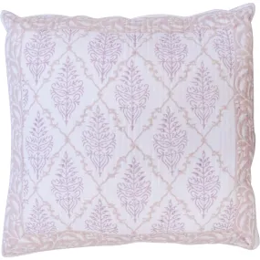 Cushion Quilted Handmade Artisan Raspberry 55cm