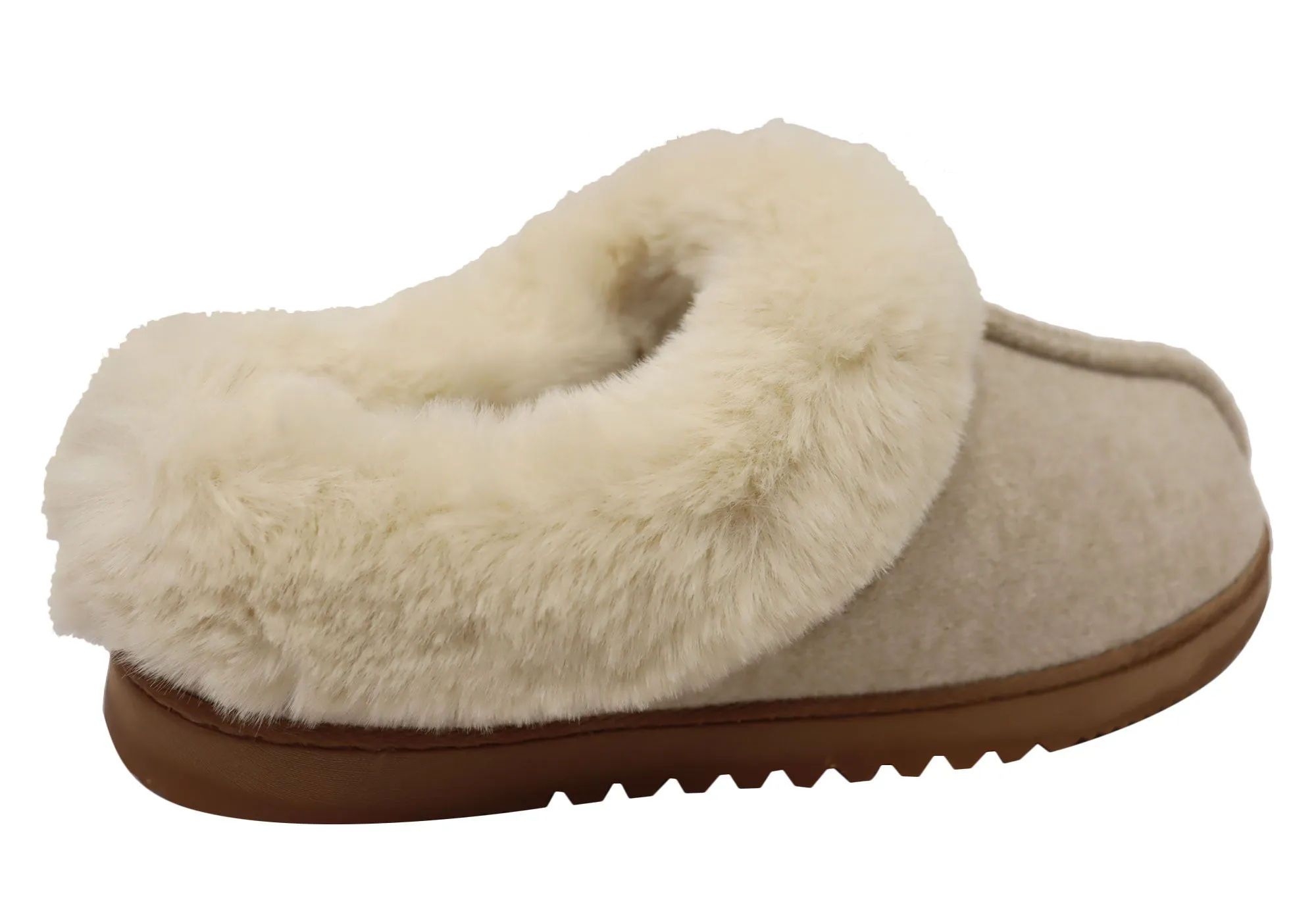 Dearfoams Womens Comfortable Chloe Soft Knit Clog Slippers