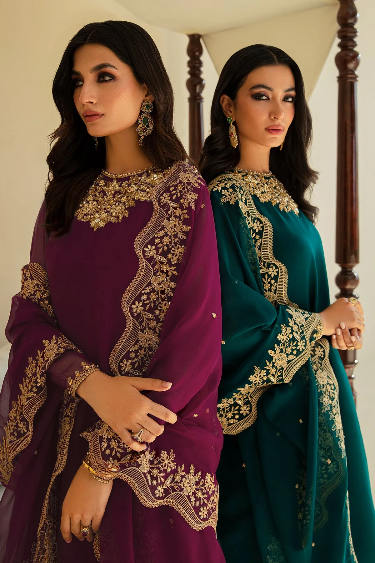 EMBROIDERED CHIFFON PR-828