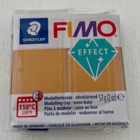 FIMO Effect Polymer Clay 57G Block Metallic Gold (11)