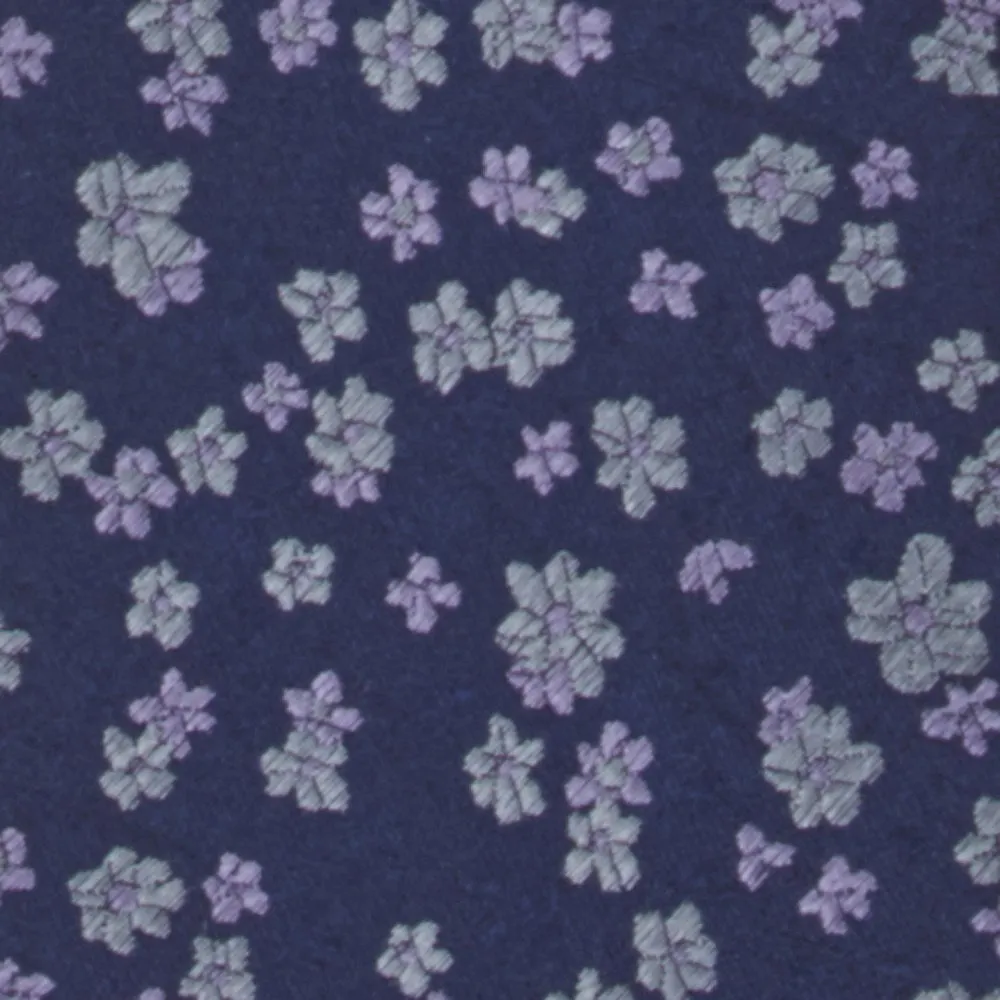 Free Fall Floral Lavender Tie