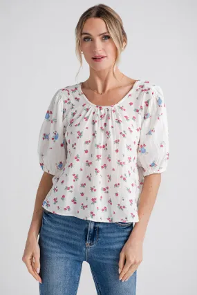 Free People Chloe Printed Top