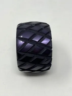 Giorgio Armani Plum Lattice Wide Bangle