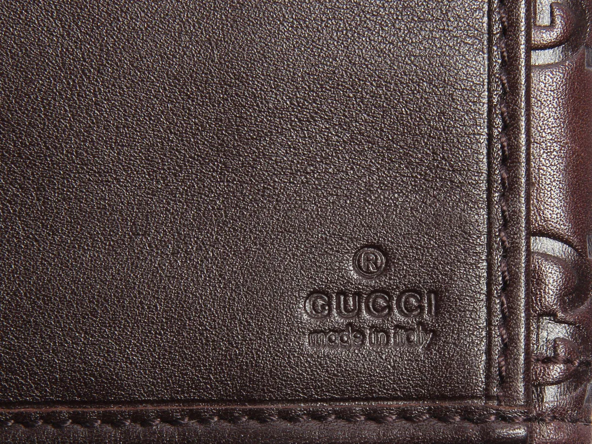 Gucci Brown Guccissima Hysteria Wallet