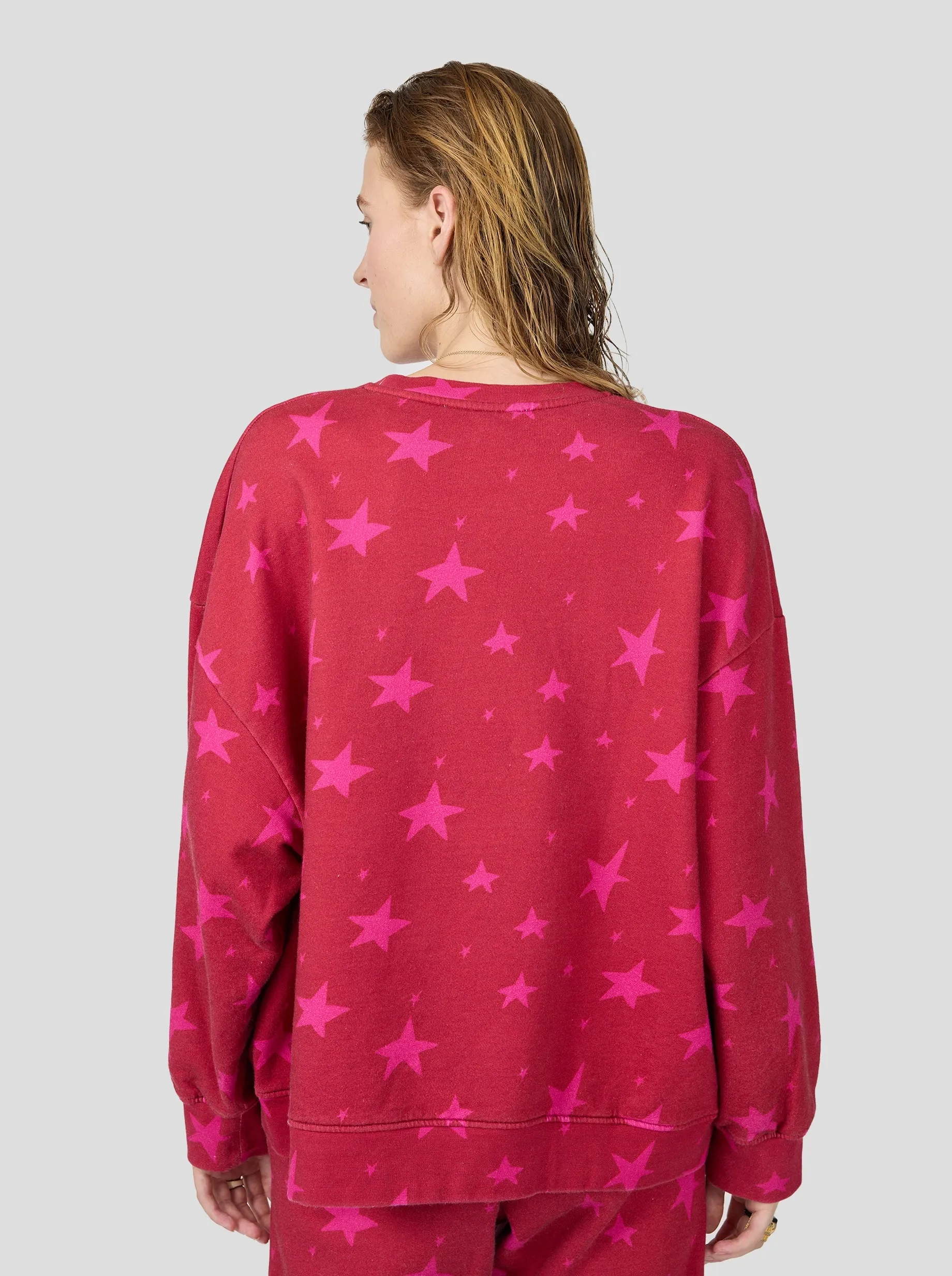 Harlem jumper in All Stars printed fleece