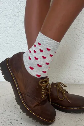 Hearts Ankle Socks