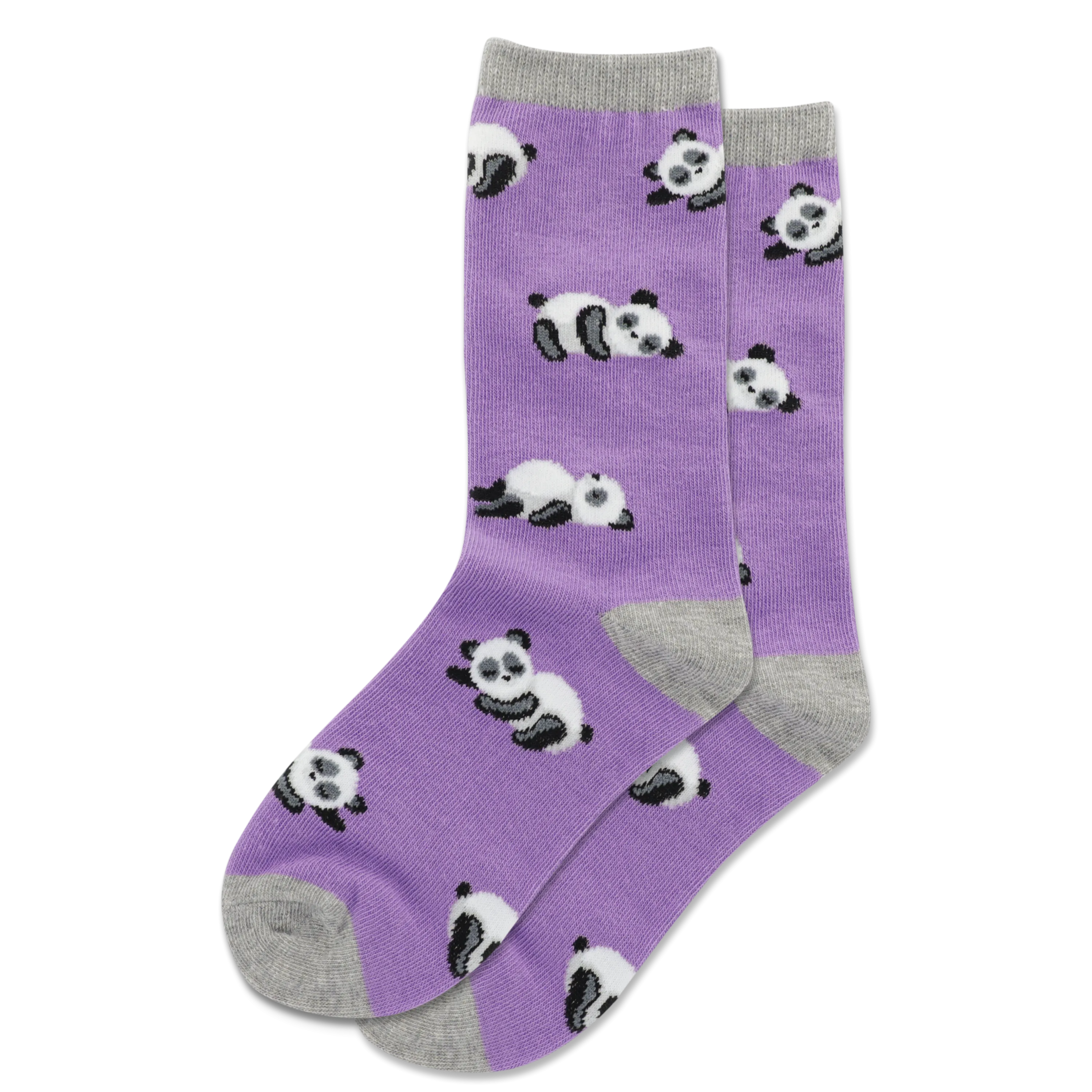 HOTSOX Kid's Lazy Panda Crew Socks