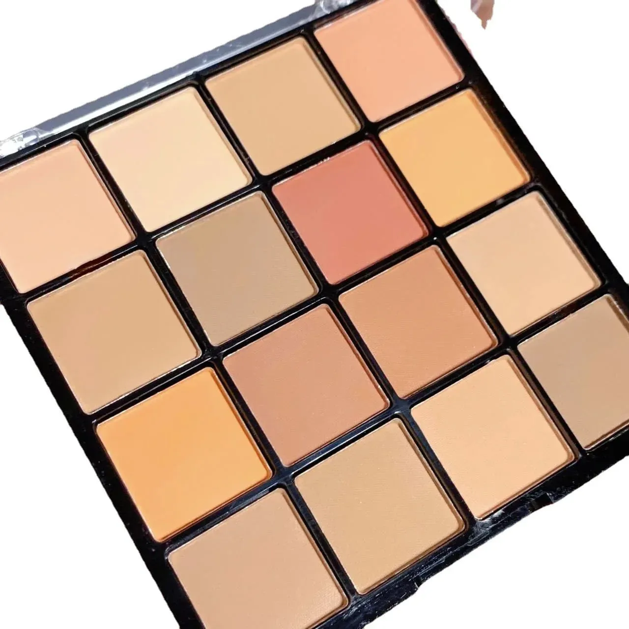 HUDAMOJI 16 Colors Eyeshadow Palette Matte Earth Color Flower Fairy Makeup Eye Makeup Repair Makeup Palette