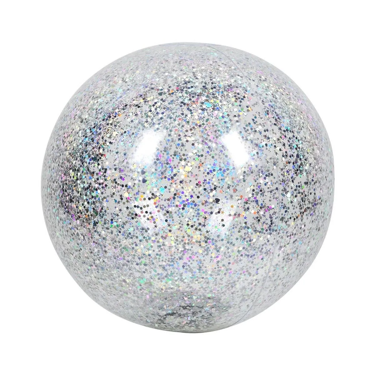 INFLATABLE GLITTER BEACH BALL