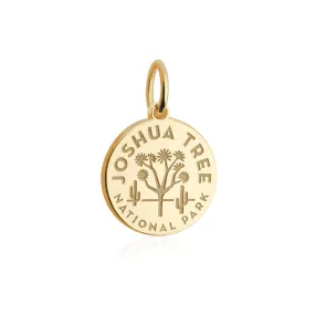 Joshua Tree National Park Charm, Solid Gold