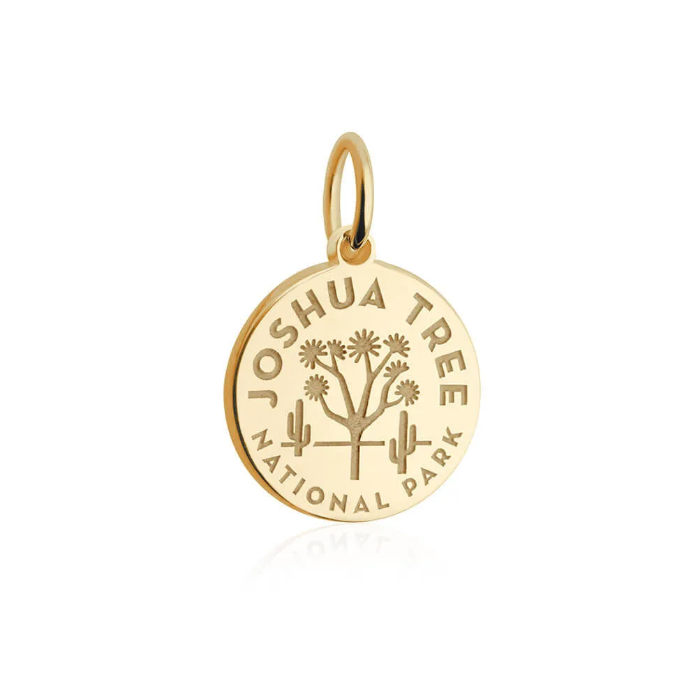 Joshua Tree National Park Charm, Solid Gold