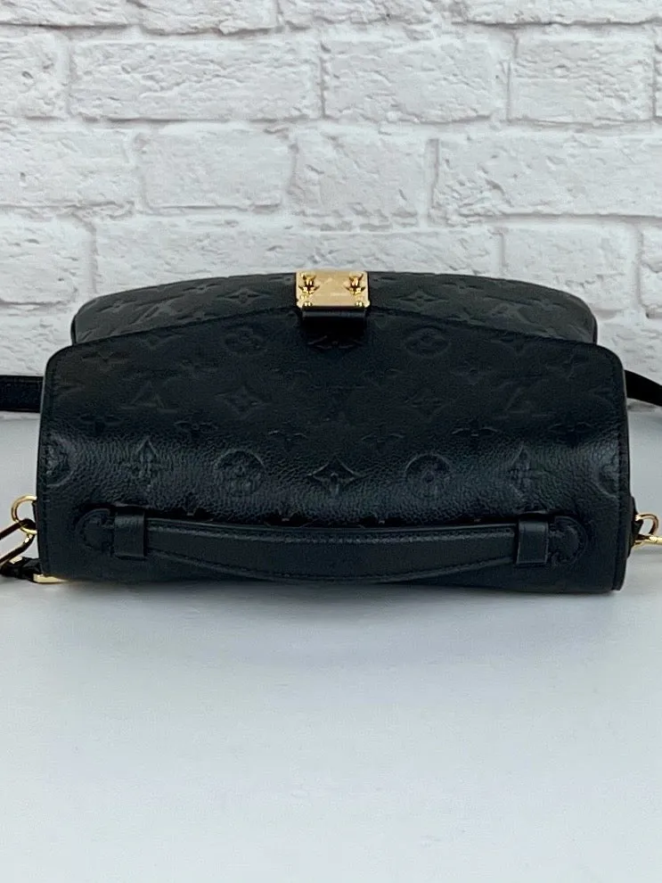 Louis Vuitton Pochette Métis, New In Box, Black