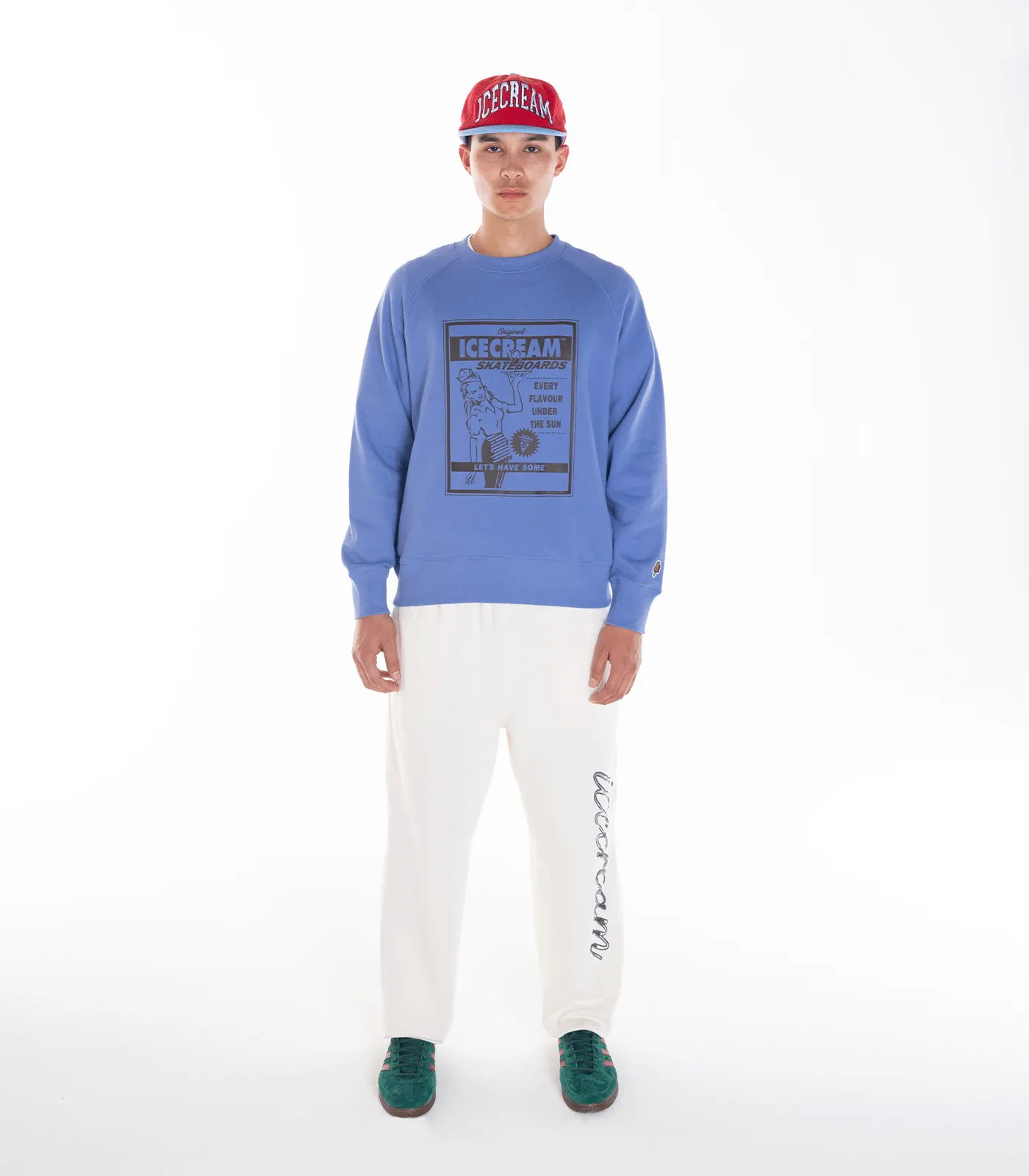 MAGAZINE AD CREWNECK - PURPLE