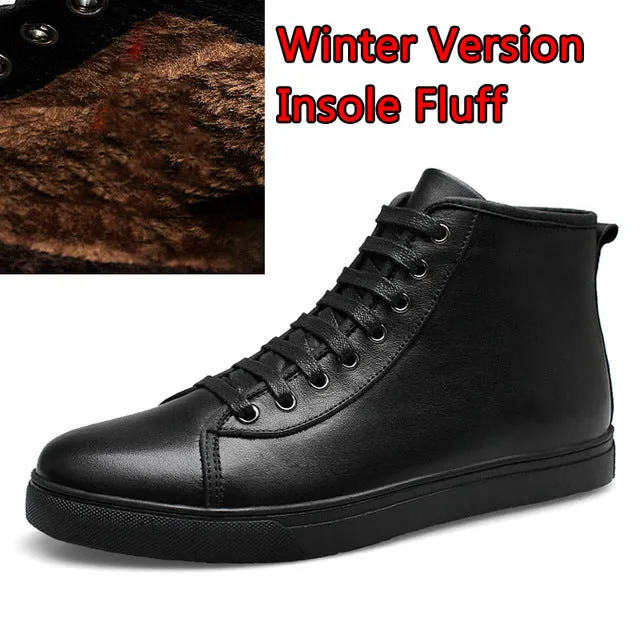 Men Boots Top Quality Handsome Comfortable Fashion Brand Genuine Leather Boots Autumn Boots