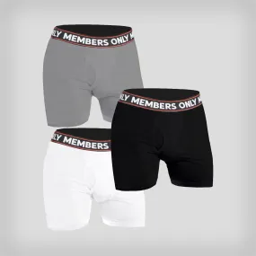 Men’s 3PK Poly Spandex Athletic Boxer Brief - FINAL SALE