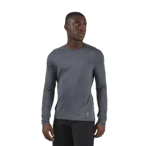 Mens On Running Performance Long  T - Dark