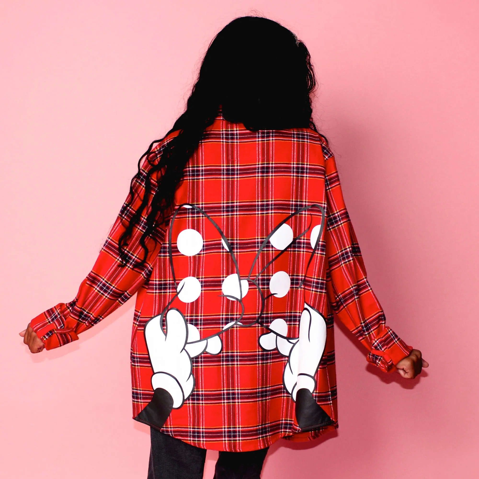 Minnie Mouse Bow Flannel