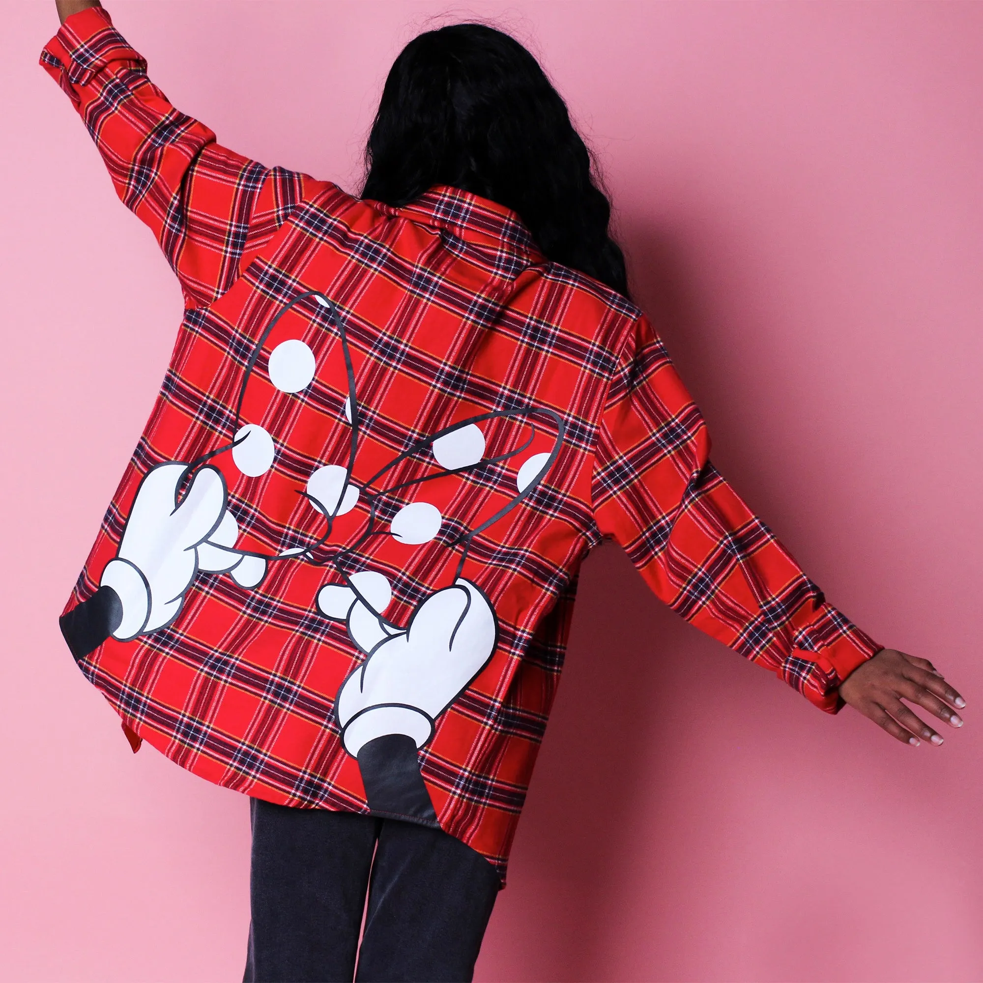 Minnie Mouse Bow Flannel