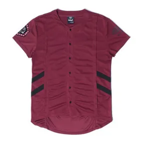 Misunderstood Burgundy Mesh Baseball Jersey