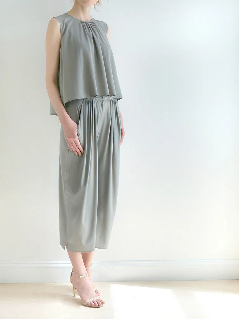 MUSETTE PANT (MIST) SILK SALE