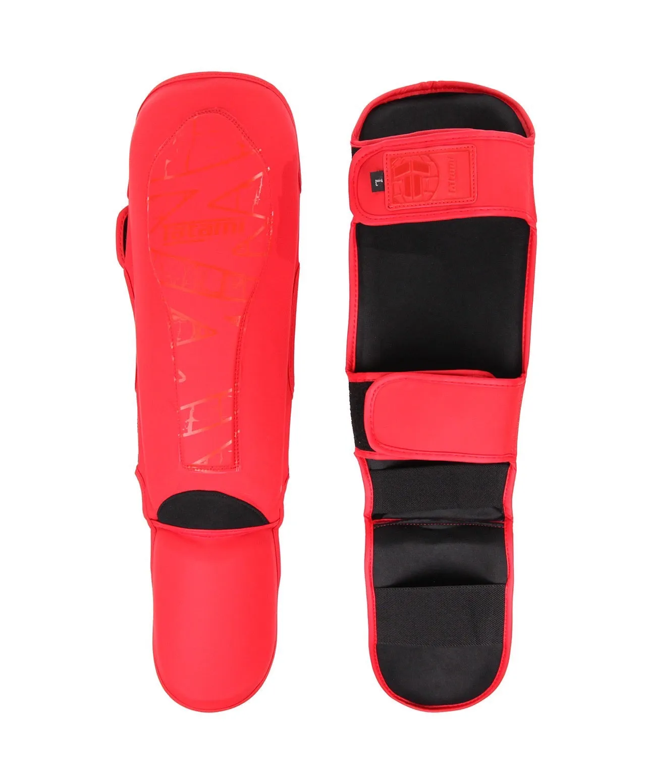 Obsidian Shin Pads - Red