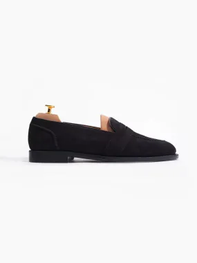 Penny Loafers Black Suede